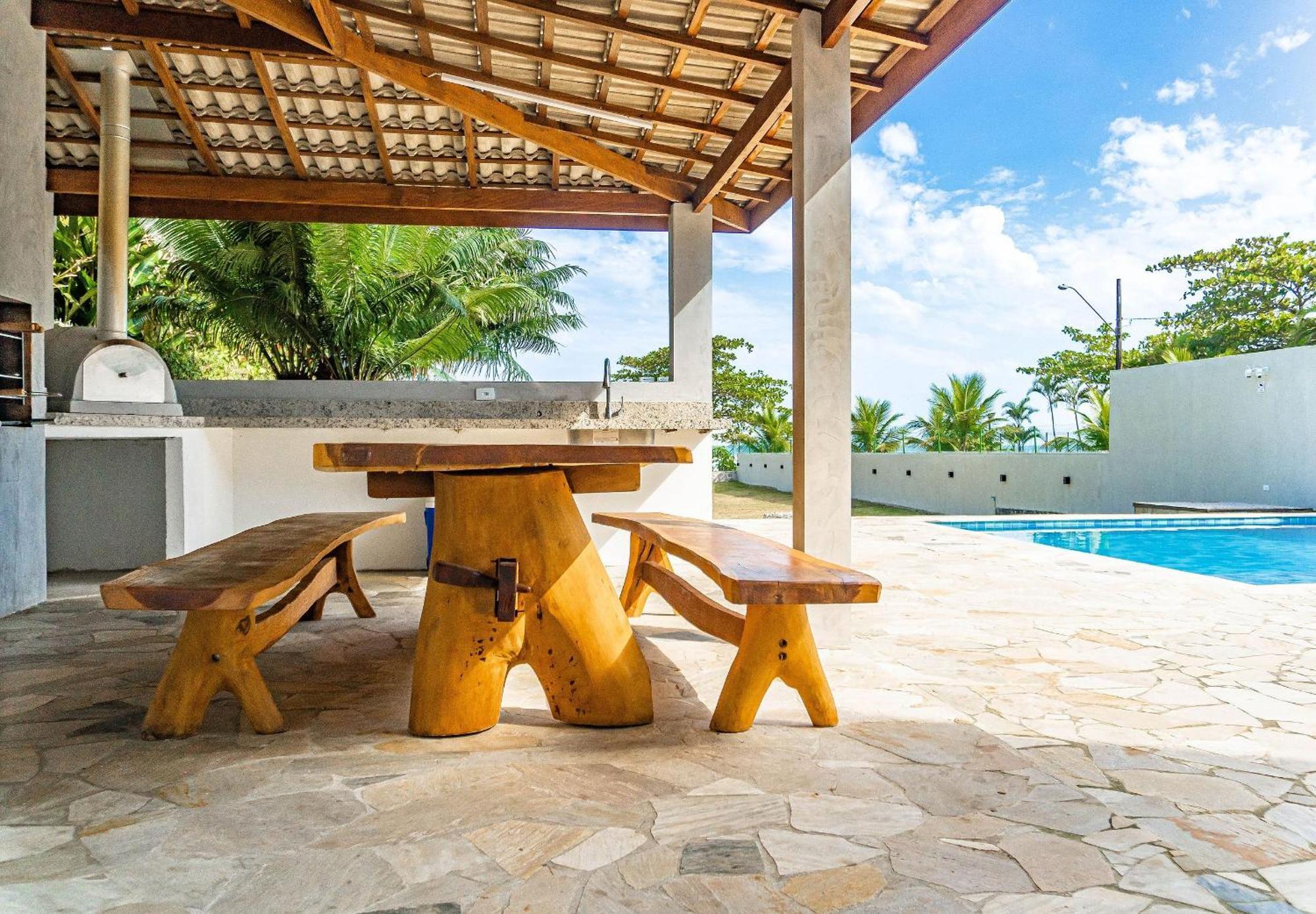 Paraiso Pe Na Areia Em Boraceia - Desfrute Da Conveniencia De Ter A Praia No Seu Quintal Villa Sao Sebastiao  Buitenkant foto