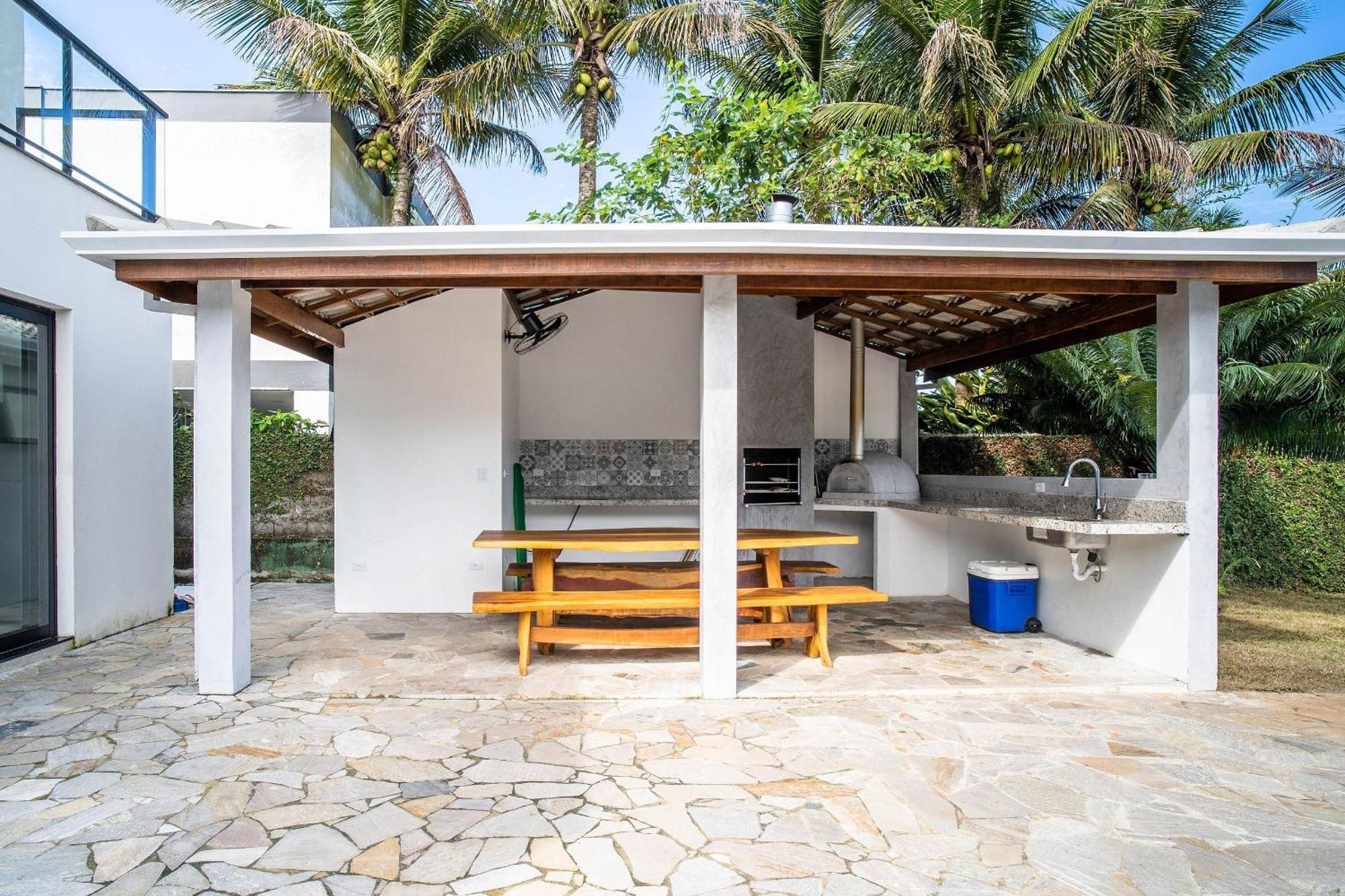 Paraiso Pe Na Areia Em Boraceia - Desfrute Da Conveniencia De Ter A Praia No Seu Quintal Villa Sao Sebastiao  Buitenkant foto